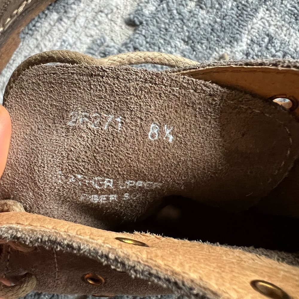 J Crew Desert Boot Womens 8.5 Brown Suede Lace Up Crepe Sole Made In Italy - Picture 7 of 9